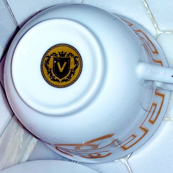 Chanel Embroidered Tea Cup And Saucer ☕️ - Picture 8 of 15